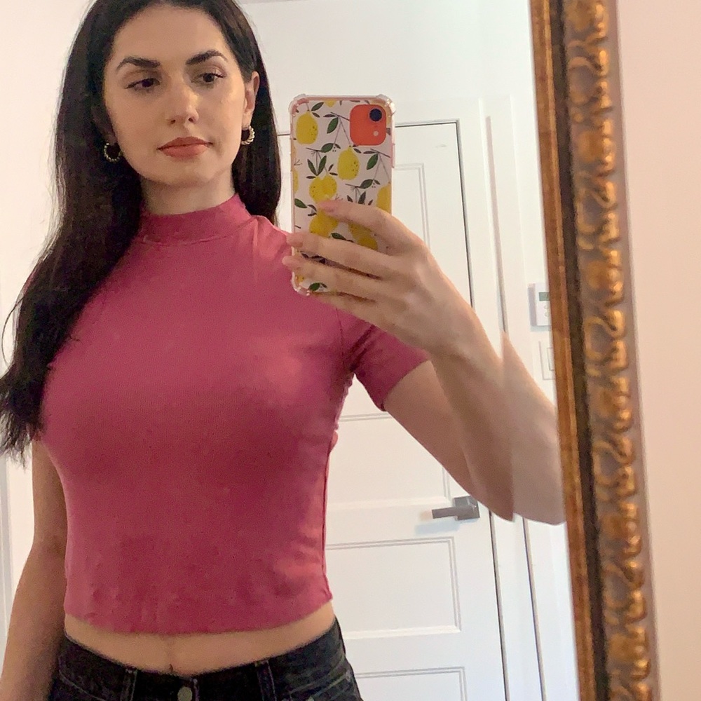 Nice berry Aritzia Babaton top